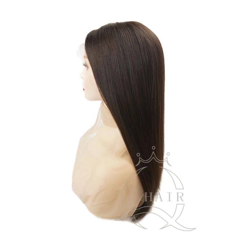 China Wig Factory Wholsesale Unprocessed Virgin Hair Wig/ Invisible Lace Top Wig/ Undetectable Lace Front Wig/Kosher Jewis Wig/Custom Wigs for White Women