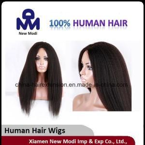 Brazilian Human Hair Kinky Middlepart U Part Lace Wig