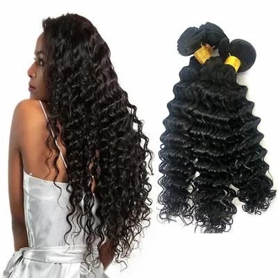 Hair Weaves Deep Wave Human Virgin Hair Deep Wave Brazilian Hair Human Hair Weave Bundles