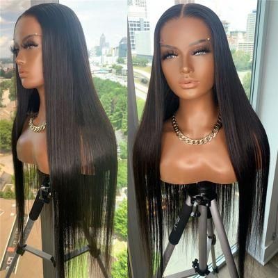 Natural Virgin Brazilian HD Human Hair Lace Front Wigs Cheap Cuticle Aligned Human HD Hair Wig Virgin Cuticle Human Hair Wig