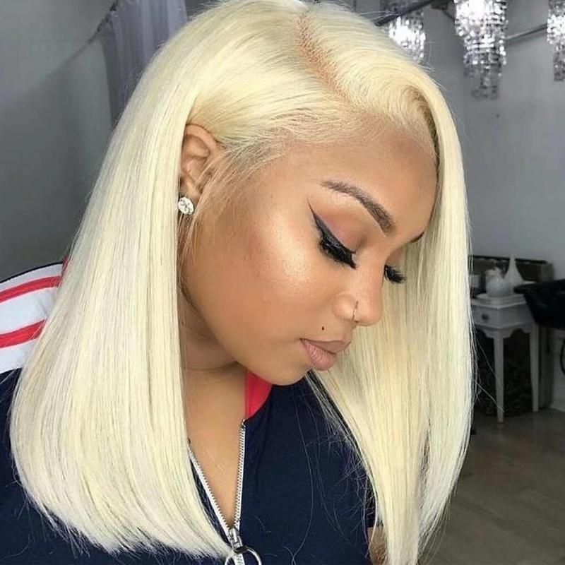 Kbeth Human Hair Wigs for Black Women Ship Within 2 Hours Natural 100% Virgin 12 10 14 Inch Custom Short Cut 13X6 613 Lace Frontal Lady Bob Wig Straight
