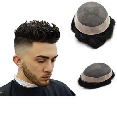 Kbeth Protese Capolar Masculina High Quality Men Toupee Fine Mono 100% Brazilian Human Hair Replacement System Glue Wigs for Men Toupee