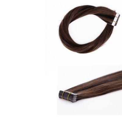 Tape Human Hair Extensions Seamless Straight Human Hair Extensions Skin Weft Remy Hair Adhesive 14&quot;-24&quot;