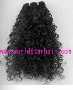 Afro Curl 100% Indian Remy Human Hair Weft/Weaving Extension
