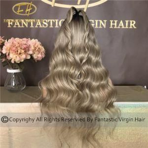 Unprocessed Chinese Virgin/Remy Human Hair Full/Frontal Lace Wig with Factory Price