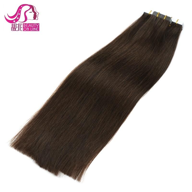 Natural Black Color Hot Sale Cheap Price Straight Virgin Remy Tape Hair Extension