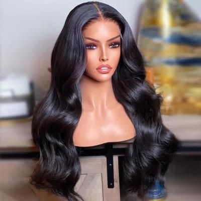 HD Transparent Lace Front Human Hair Wigs for Black Women Brazilian Raw Hair Vendor 360 Lace Frontal Wig Glueless Full Lace Wig