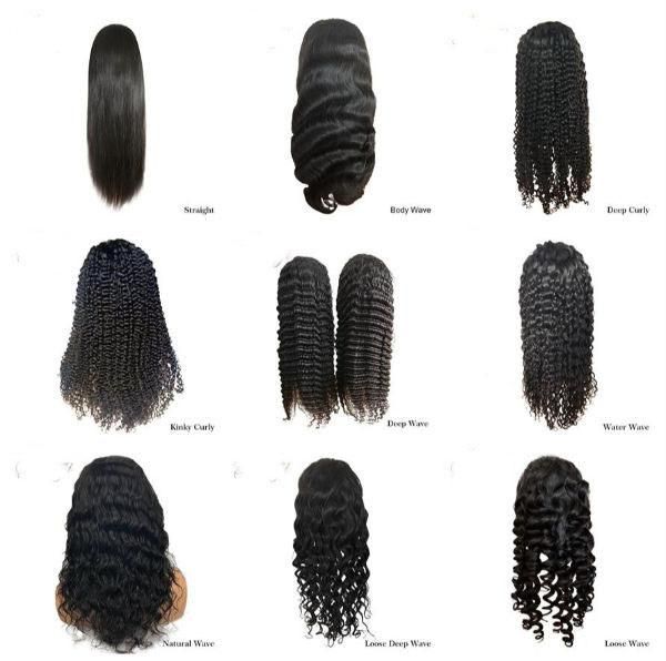 Wholesale Human Hair Wigs Straight Natural Color 13X4 Lace Frontal Transparent Human Hair Wigs
