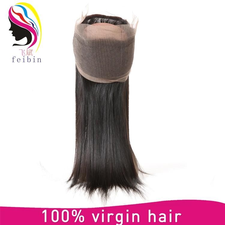 Wholesale 8A Brazilian Remy Human Hair 360 Lace Closure