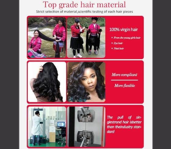 Top Quality Natural Color Transparent Human Hair 4*4 Lace Front Wig for Black Women