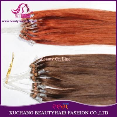 Micro Ring Hair Weft Extension Virgin Remy Human Brazilian Hair