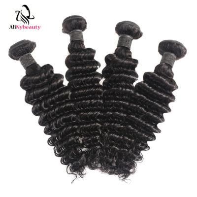 Alinybeauty Wholesale 100% Unprocessed Deep Wave Human Hair
