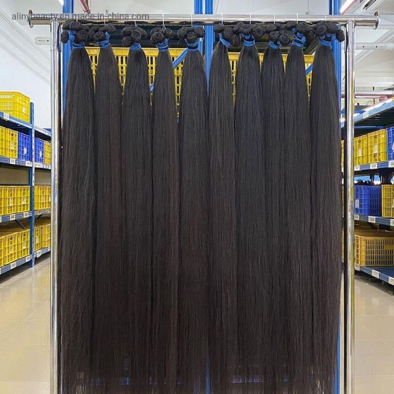 Free Sample Hair Bundle Virgin Cuticle Aligned Hair From India, Raw Virgin Indian Human Hair, Raw Indian Temple Hair Vendor