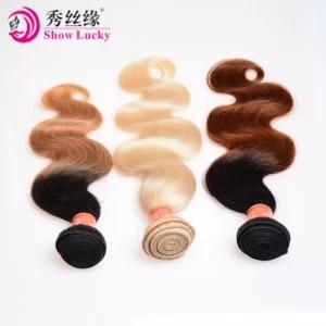Professional Ombre Colored Hair Body Wave 100 Unprocessed Virgin Cambodian Human Hair Weft