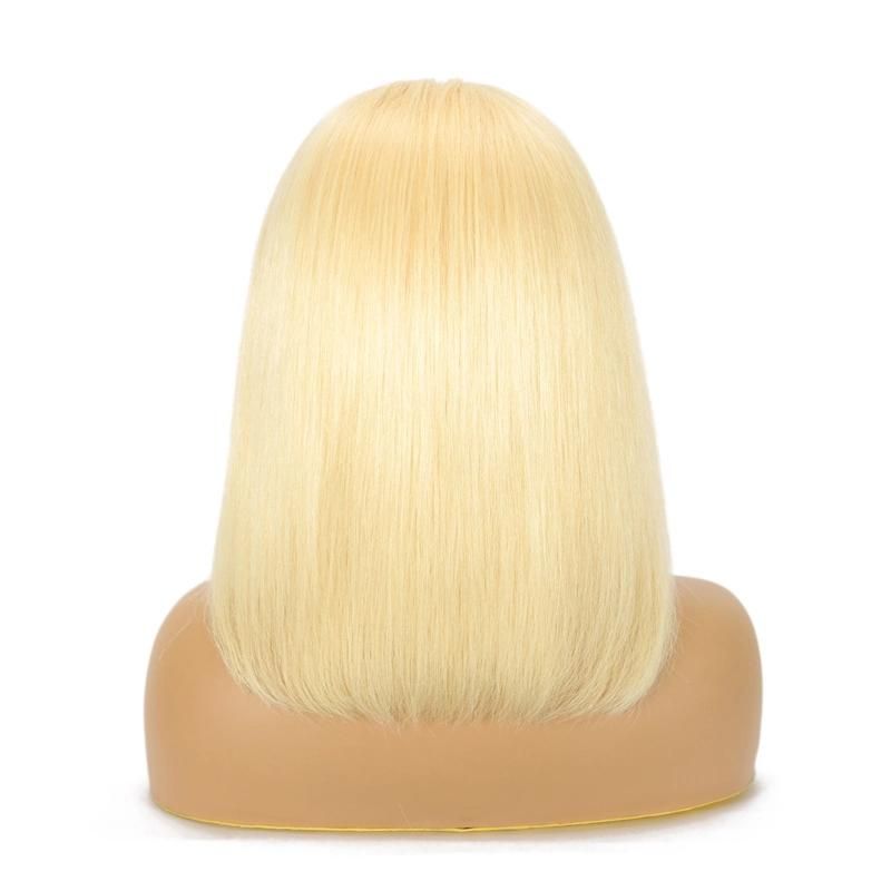 13X4 613 Blonde Brazilian Straight Human Hair Bob Wigs 10- 18 Inch Remy Ombre Bob Lace Front Wigs for Black Women