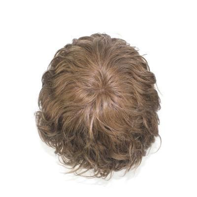 Medium Density - High Quality Mono Back and Sides with French Lace in The Front Men&prime;s Toupee Wigs