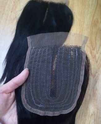 Human Hair 4X4 Closure Raw Virgin 100% Human Hair 4X4 Lace Closure 1 Way Closure