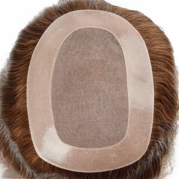 Fine Mono Toupee for Women Durable Hair System