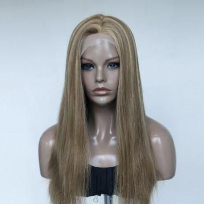 Virgin Human Hair Luxury Full Lace Wig with Silk Top