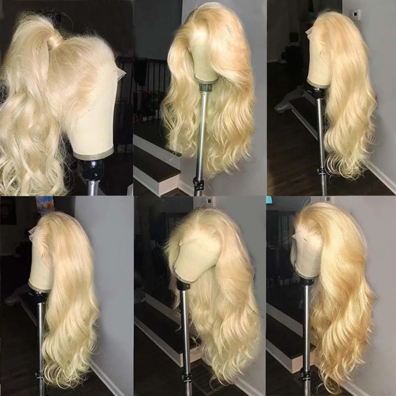 Blonde Human Hair Wigs for Women Pre Plucked with Baby Hair 150% Density Blonde Wig 24 Inches