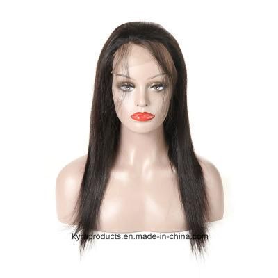 High Quality and Popular Brazalian Human Hair Straight Weft 150% Density Full Lace Wig Free Shipping