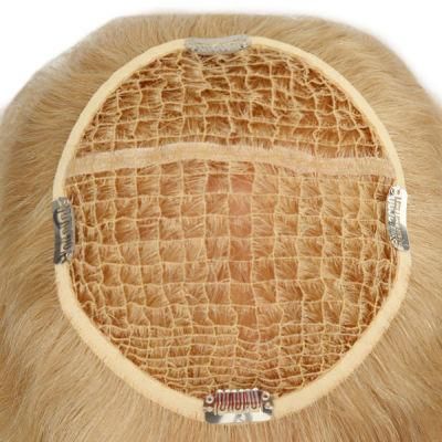 High Quality Blonde Custom Made Integration Hairpiece