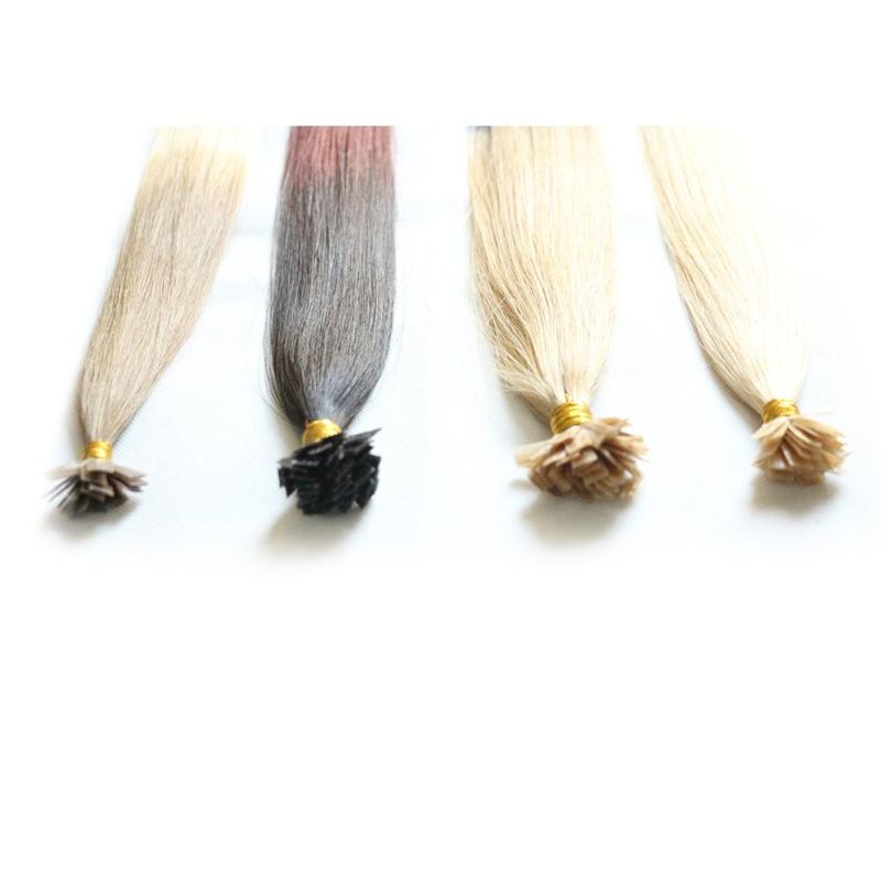 European Virgin Flat Tip Hair, Square Hair