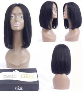 Straight Short Human Hair Wigs Factory Wholesale Silky Straight