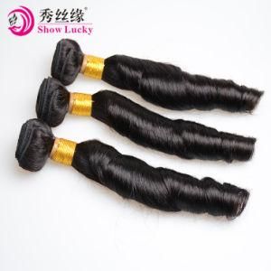 Wholesale Soft Weaving Remy Hair Unprocessed Virgin Brazilian Human Hair Funmi Curly Spring Wavy