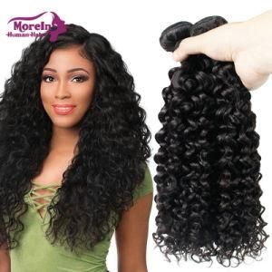 Wholesale 2019 Virgin Cuticle Human Hair Deep Curly Bundles Morein Factory Luxury Hair Extension for Black Women