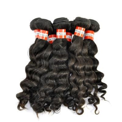 Virgin Peruvian Deep Wave Remy Human Hair Extensions