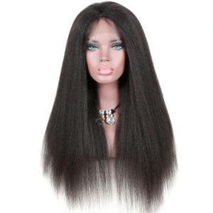 Boni Virgin Hairpopular Kinky Straight Brazilian Virgin Human Hair Full Lace Wig in Stock