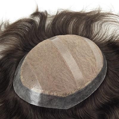 Injected Lace with Injected Skin All Around Hair System Men