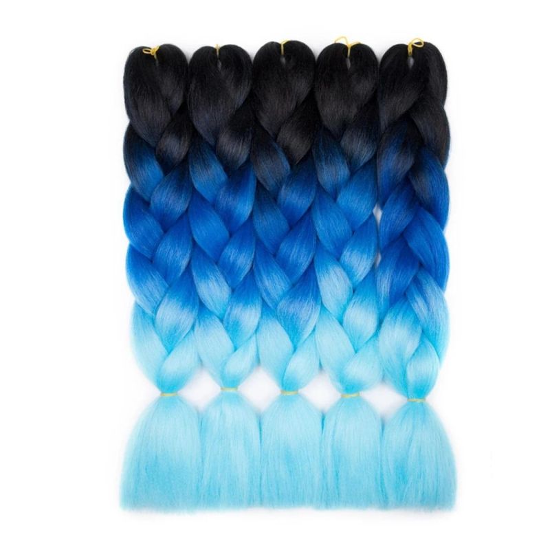 High Quality Factory French Curls Synthetic Braiding Hair for Women