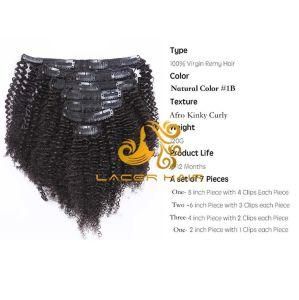 AC1b off Black Afro Kinky Curly 8&quot;-26&quot; Remy Human Brazilian Hair in Stock