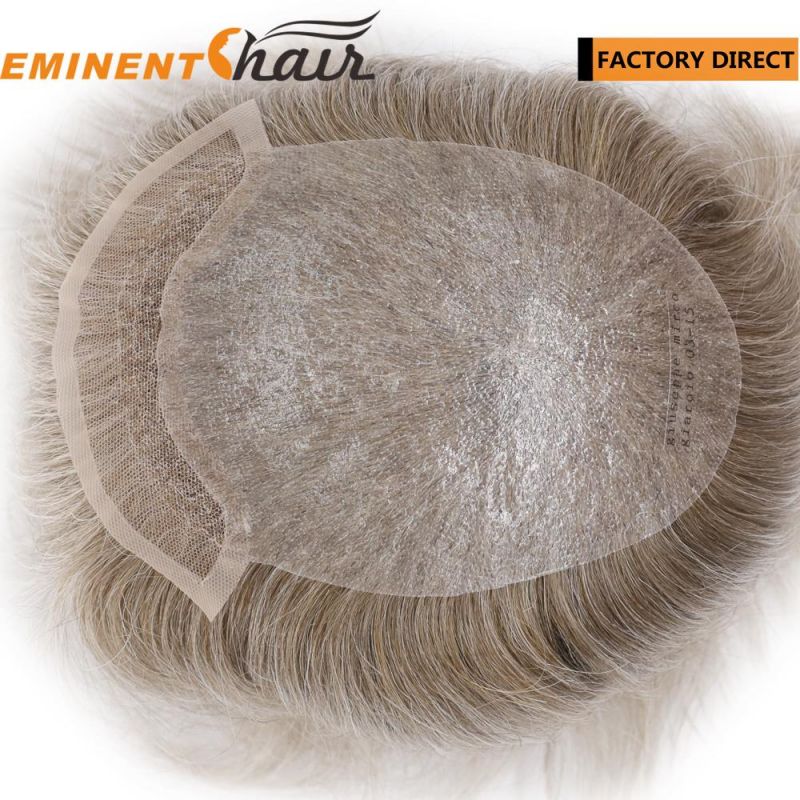 Wholesale Price Lace Front Human Hair Men′s Hairpiece