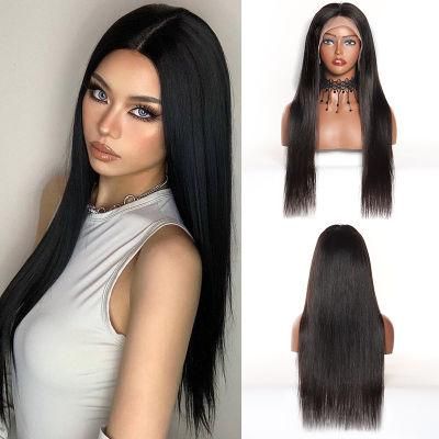 Alinybeauty Mink Brazilian Hair Lace Frontal Wig, Remy 13X6 HD Lace Wig Human Hair Wigs, Virgin Cuticle Aligned Human Hair Wigs for Black Women