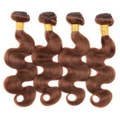 Real Human Hair Extensions Adhesive Tape 4# Human Hair Weft Body Wave Human Hair Bundles
