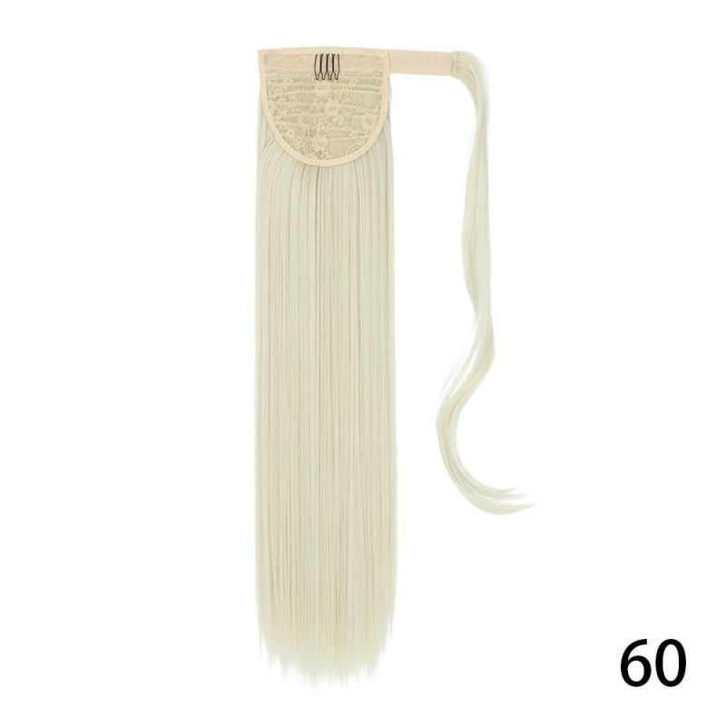 Long Straight Ponytail Hair Synthetic Extensions