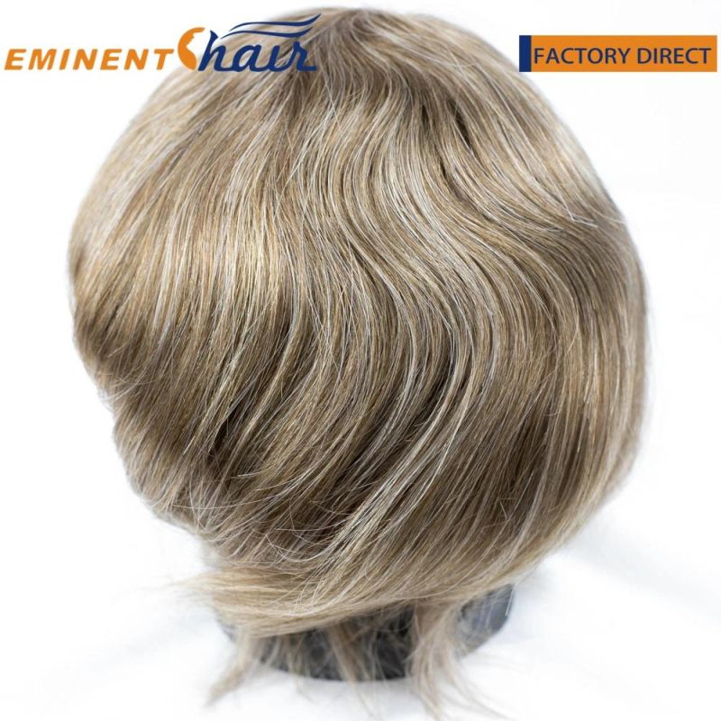 Remy Hair Custom Made Skin Men′ S Hair Piece Toupee