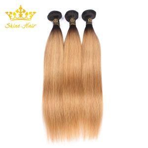 1b/27# Straight Hair Bundles Brazilian Hair Extension 100% Human Virgin Hair