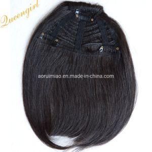 Factory Price Natural Color Brazilian Virgin Clip Fringe Clip-in Human Hair Bangs