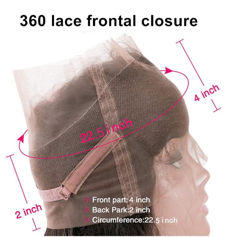 4X4 5X5 Deep Wave Lace Closure 13X4 13X6 Transparent Lace Frontal Closure Peruvian Curly Human Hair 360 Lace Frontal Factory Made Hair Wholesale