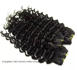 100% Virgin Remy Peruvian Deep Curly Human Hair Weft