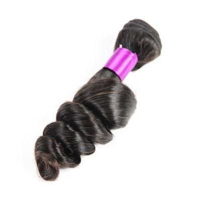 Natural Color Grade 8A Remy Loose Wave Peruvian Hair Bundles