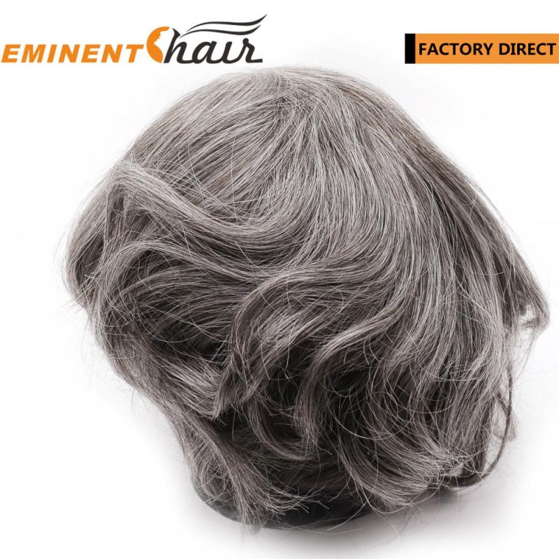 Instant Delivery Human Hair Stock Injected Skin Toupee