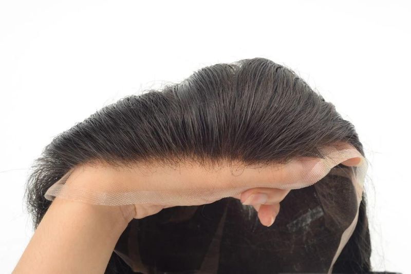 Natural Color Unprocessed Virgin Brazilian Toupee Human Hair