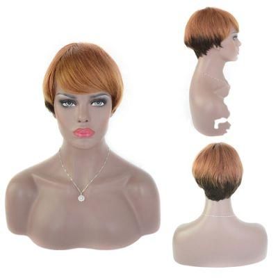 Angelbella Remy Hair Wigs Short Human Hair Wig 4#-30#-33# Human Hair Wig for Women