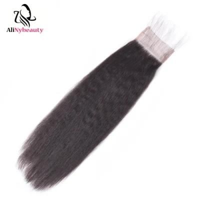 Alinybeauty Wholesale Indian Kinky Straight Virgin Hair Closure