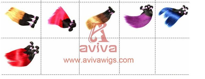 Ombre Wholesale Natural Virgin Remy Brazilian Human Hair Weaving